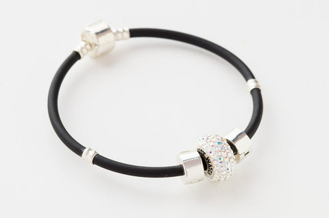 Just Watch Me bead on our sporty bracelet