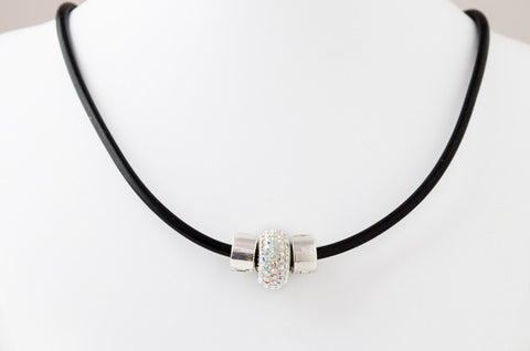 Just Watch Me bead on sporty necklace