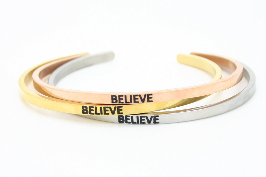 Believe Cuff Bracelet