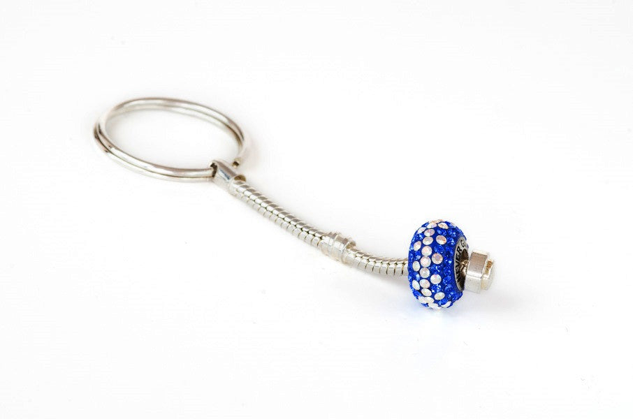Never Give Up bead on keychain