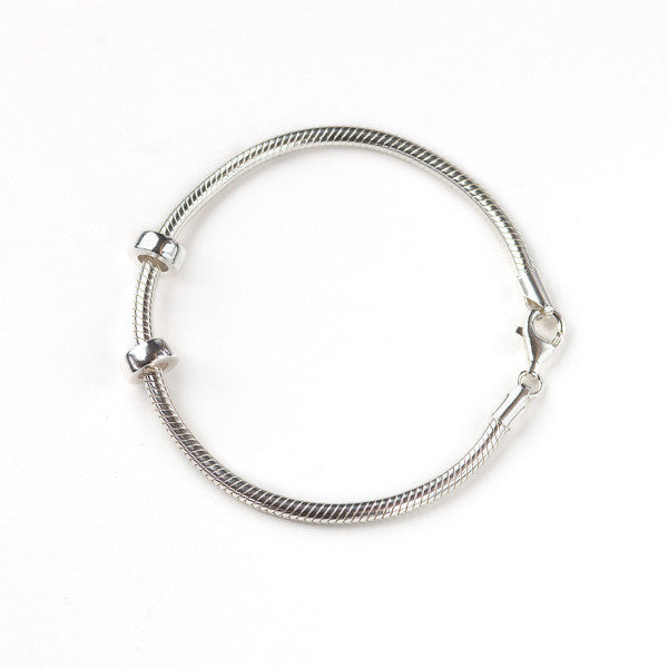 Sterling silver snake chain bracelet
